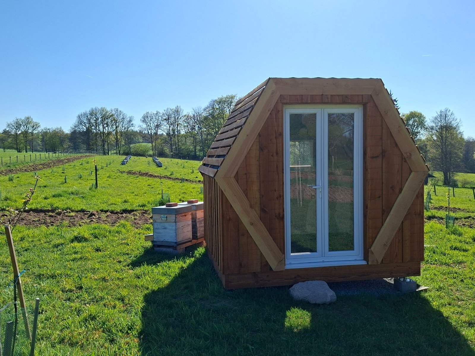 Séjour nature en Corrèze France chez Abeilles & Etoiles avec ciel étoilé et absence de pollution lumineuse